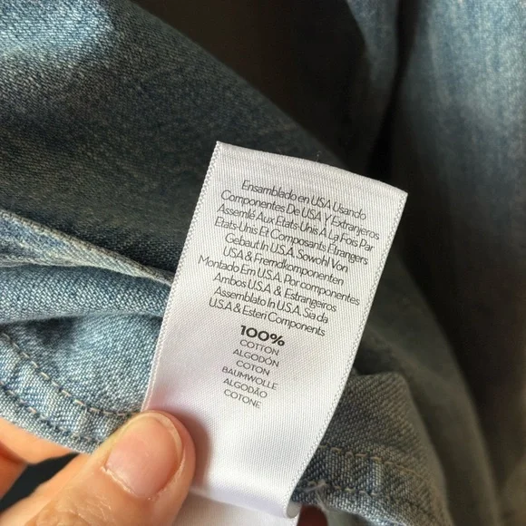 MOTHER, Denim Overshirt, One Size - Picture 5 of 10